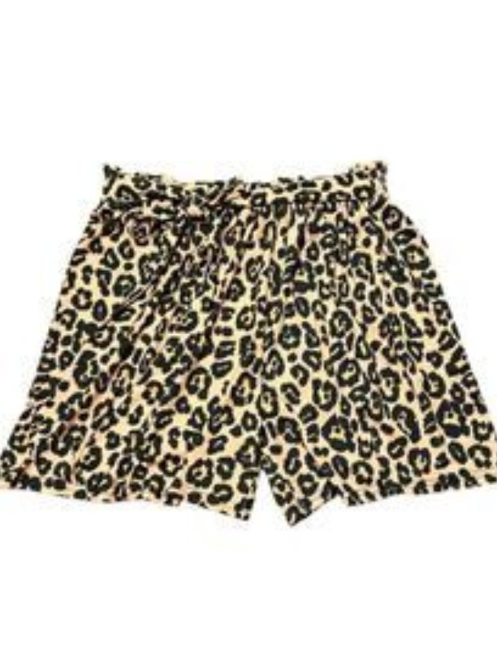 Print Shorts with Tie